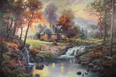 26 THOMAS KINKADE: AUTUMN SCENES ideas | thomas kinkade, kinkade paintings, thomas kinkade paintings