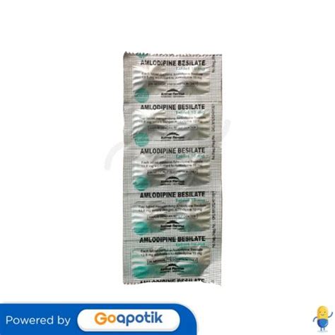 AMLODIPINE BESILATE KIMIA FARMA 10 MG STRIP 10 TABLET Kegunaan Efek