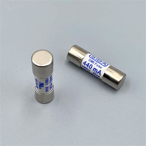 5pcs SIBA 440mA GR 1000V 30kA 10x35mm DMI Fast Acting Ceramic Fuse