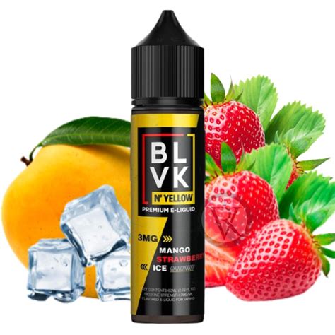 Mango Strawberry Ice Blvk N Yellow 60ml Best Online Shop UAE