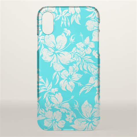 Save 20 Off Hibiscus Pareau Hawaiian Floral Aloha Turq Iphone X Case Case Plus