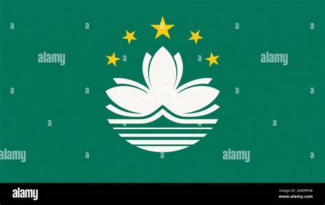 Flag of Macao. Macao Special Administrative Region of People Republic ...