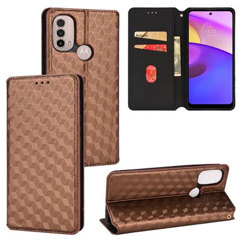 Case For Motorola Moto E E E Magnetic Closure D Pattern Card