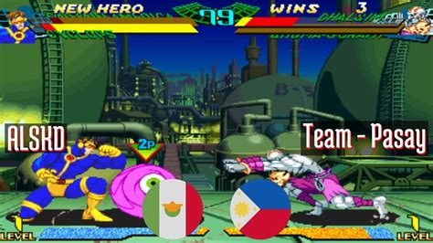 Marvel Super Heroes Vs Street Fighter FT5 ALSKD MX Vs Team