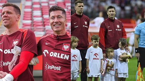 Euro 2024 Lewandowski i Szczęsny pokazali dzieci na meczu Wyjątkowe