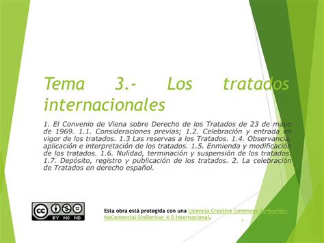 Pdf Tema 3 Los Tratados Internacionales · Los Tratados Internacionales 1 Esta Obra Está