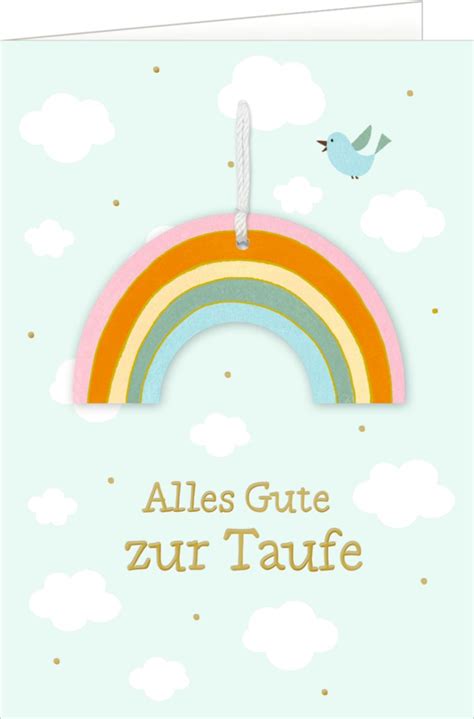 Grußkarte Alles Gute zur Taufe Coppenrath 4050003951164 Thalia