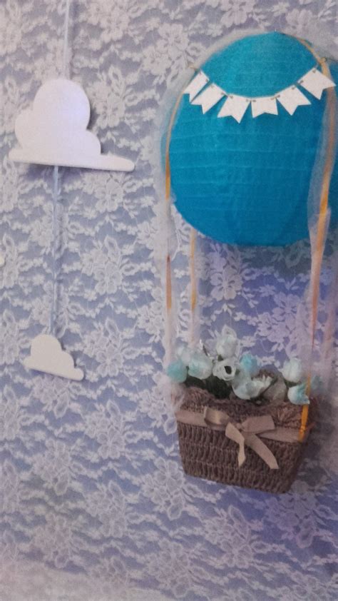 Hot Air Balloon Baptism Party Ideas Photo 10 Of 56 Catch My Party