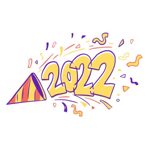 2022 New Year Png Design