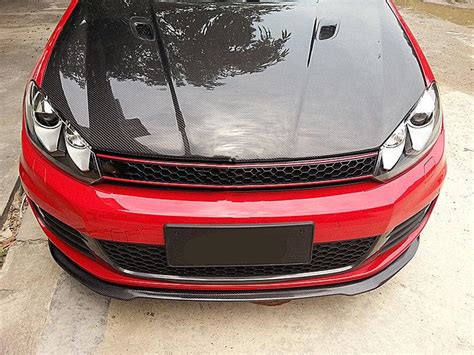 RZ Style Carbon Fibre Front Splitter for VW Golf MK6 GTI 08-13 – Carbon ...