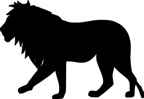 Info Free Vector Lion Silhouette Clipart Full Size Clipart