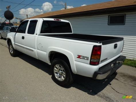 2007 Summit White Gmc Sierra 1500 Classic Z71 Extended Cab 4x4 30544020 Photo 3