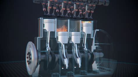 Engine: animation for corporate video on Behance