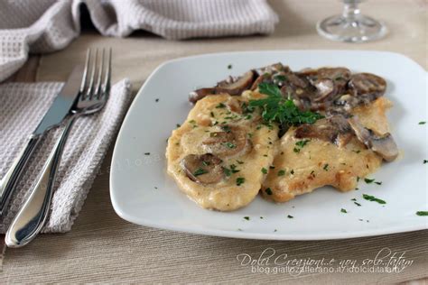 Scaloppine Di Petto Di Pollo Al Latte Con I Funghi Cremose E Gustose