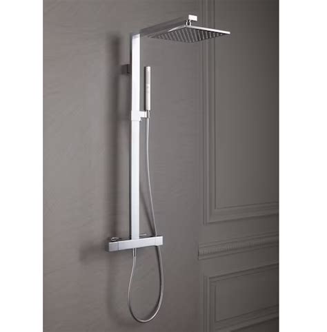 Colonne De Douche Thermostatique Strayt Chrom Jacob Delafon R F