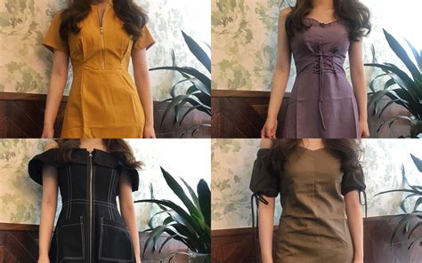 【CocoScorpio】女装 | 5条淘宝平价连衣裙分享+试穿+穿搭 高性价比/学生党/春夏必备 第二弹！_哔哩哔哩 (゜-゜)つロ 干杯