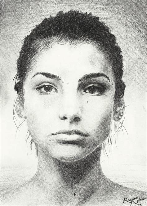 Pencil Drawings Of Self Portraits Pencildrawing2019