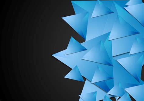 Premium Vector Abstract Polygonal Tech Vector Background