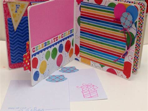 Birthday Scrapbook Party Premade Pages Chipboard Board Book Etsy