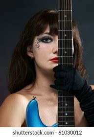 Naked Girl Guitar Stock Photo Shutterstock