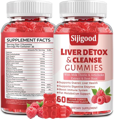 Amazon Liver Cleanse Detox Repair Gummies Mg Silymarin