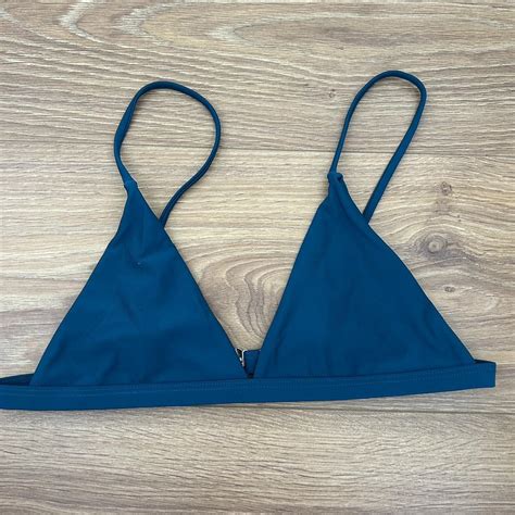 TURQUOISE BLUE BIKINI TOP Super Cute And Depop