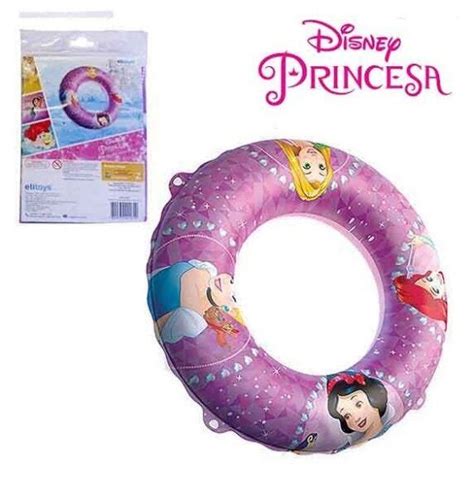 Boia Infl Vel Circular De Cintura Franja Princesas Disney Cm