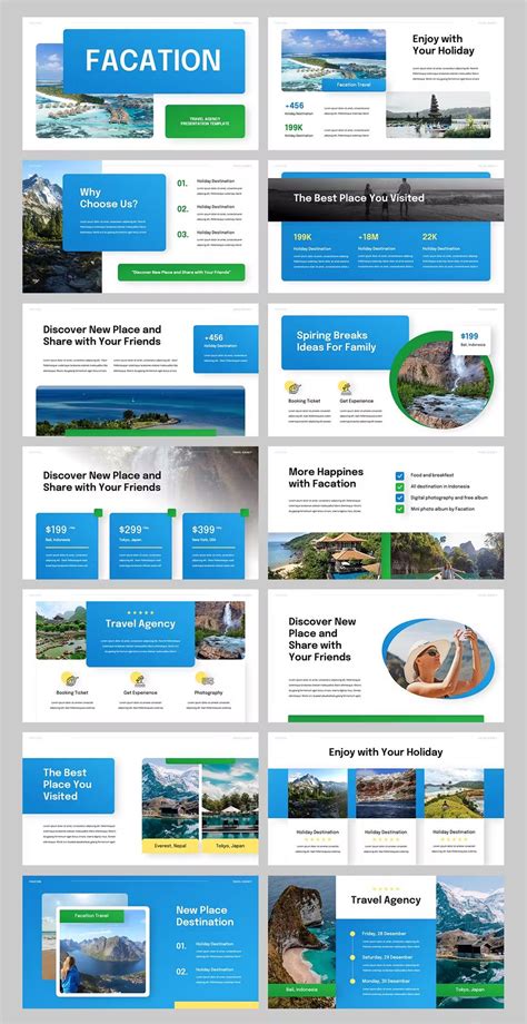 Travel PowerPoint Template. 30 Slides.