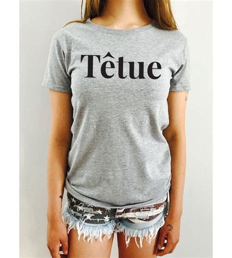 T shirt Femme TÊTUE LUXE FOR LIFE De Paris