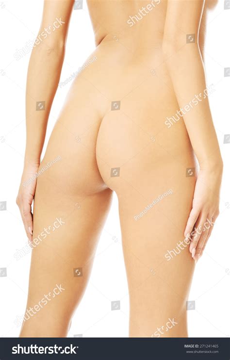 Back View Nude Woman Standing Astride Stock Photo Shutterstock