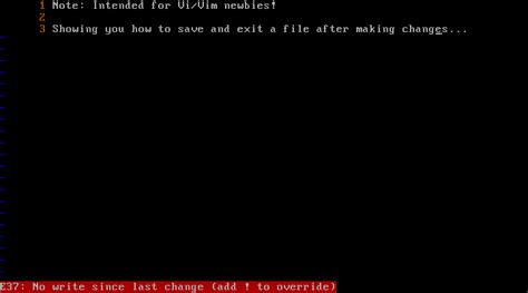 How To Exit A File In Vi Vim Editor In Linux