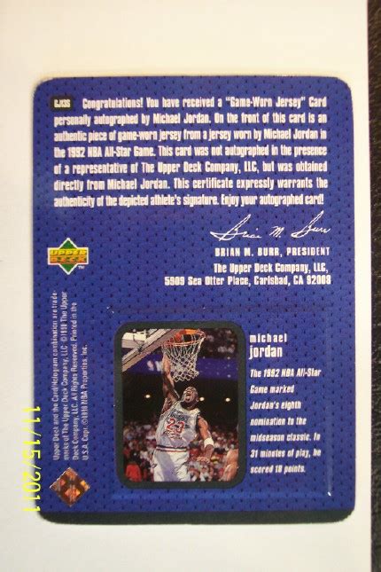 Michael Jordan Upper Deck Card Sells For $30,123 - Air Jordans, Release ...