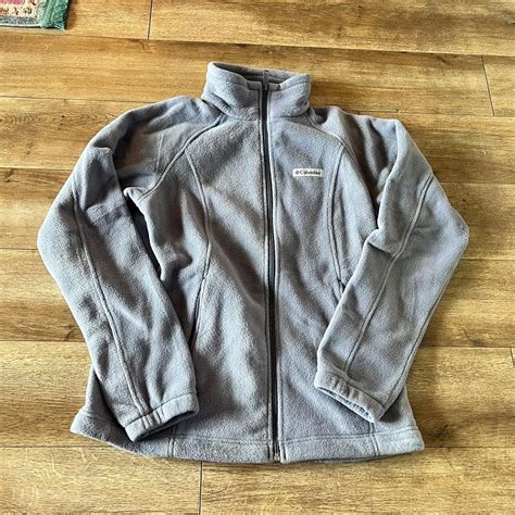 Fleece Columbia Women’s Jacket Size Medium Rarely... - Depop