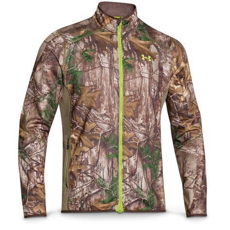 Under Armour Mens Coldgear Scent Control Fleece Hunting Jacket