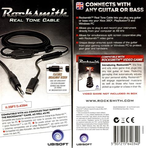 Ubisoft rocksmith real tone cable - mzaerwii