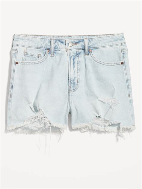 Curvy High Waisted Og Jean Shorts Inch Inseam Old Navy