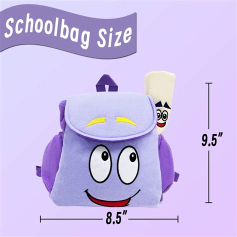 Dora Explorer by Chongda Backpack with Map, Purple, 10-Piece - Walmart.com