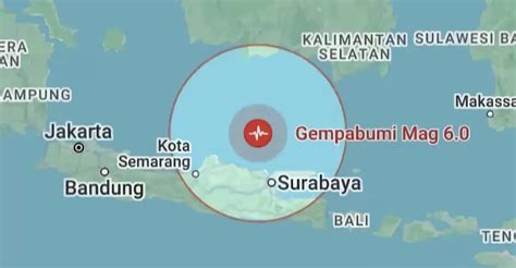 Aktivitas Sesar Aktif Laut Jawa Terjadi Gempa Berkekuatan Hingga 60