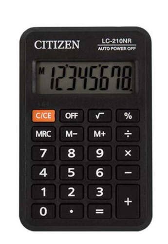 Калькулятор CITIZEN LC-210 II(NR), карман.8-разр.99*64мм (ID#1563601144 ...