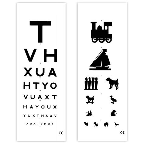 Snellen Scale Eye Chart Printable