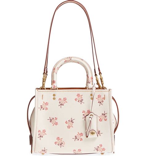 Coach 1941 Floral Bow Rogue 25 Leather Satchel Nordstrom