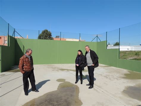 Visita A Las Nuevas Pistas Deportivas De Campamento San Roque