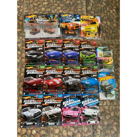 Jual Hot Wheels Fast Furious Toyota Supra Nissan Silvia S Skyline R FF Skyline R BCNR