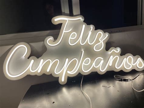 Letrero Neon Cumpleaños Mercadolibre 📦