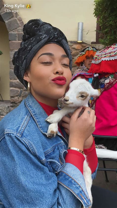 Kylie Jenner Wears A Revealing Look And Poses With An Alpaca On Exotic