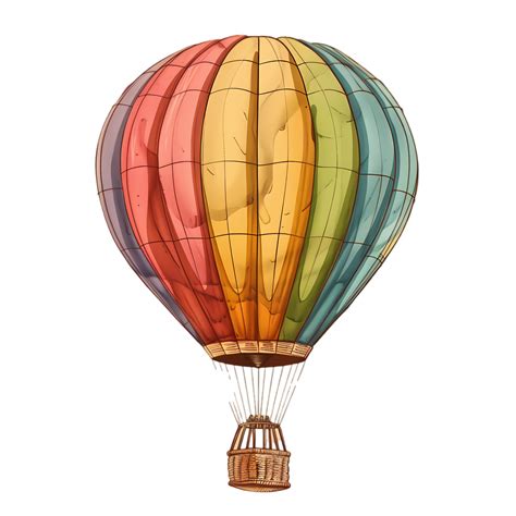 Colorful Hot Air Balloon Illustration 46802958 Png