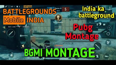 Bgmi Short Kills Montage By Aditya Gaming Tdm Best Kills Bgmi