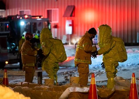 Sterling Firefighters Neutralize Nitric Acid Spill Inside Tractor Trailer