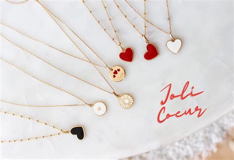 Nouvelle collection collier personnalisé Joli cœur