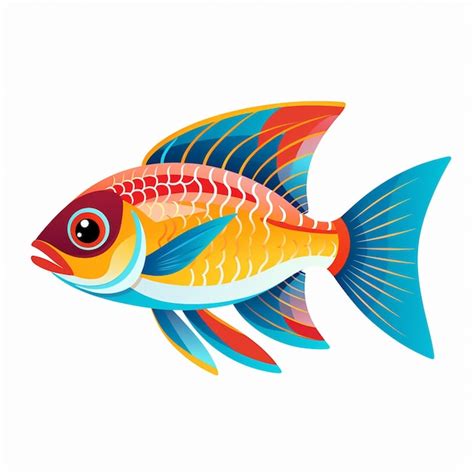 Peixe Papagaio Laranja Peixe Cauda Espada Mediterr Neo Cores Koi Preto